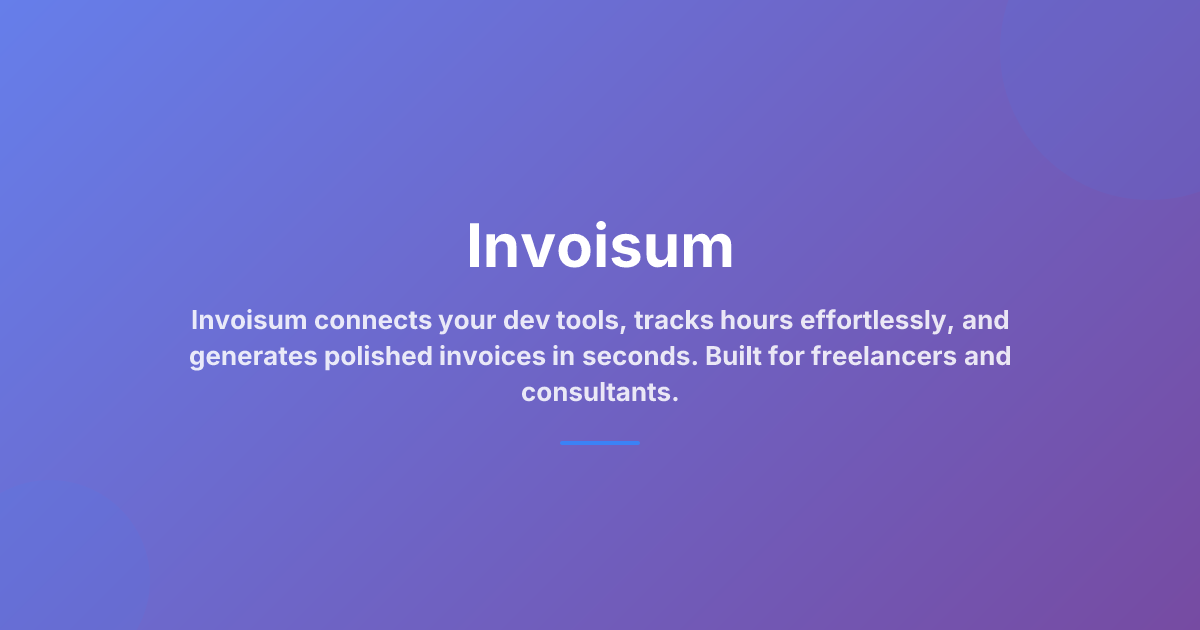 Invoisum Screenshot